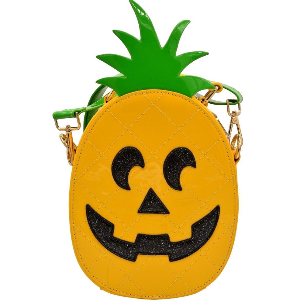 Backstitch Bruja Pineapple Summerween Jack O Lantern Halloween Pumpkin Purse